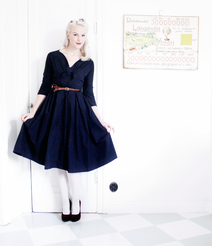 jumperfabriken emmas vintage klänning klänningar 50-tal