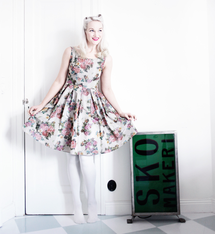 floral dress by maria westerlind