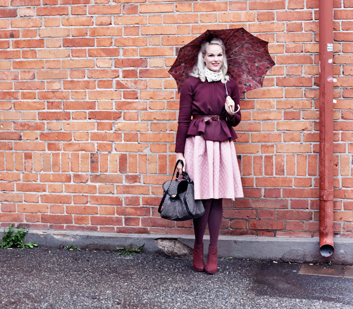 maria westerlind dress umbrella by emmas vintage