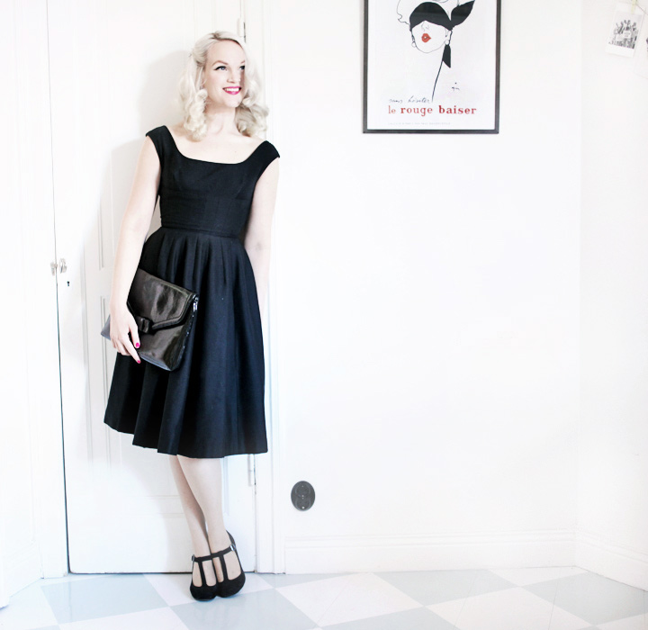 svart klänning by emmas vintage