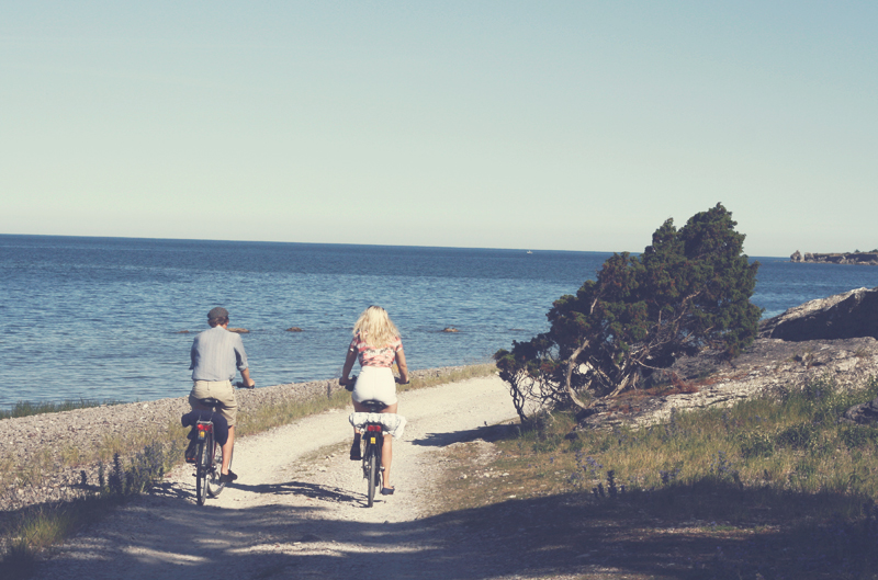 Gotland sommar cykla by emmas vintage
